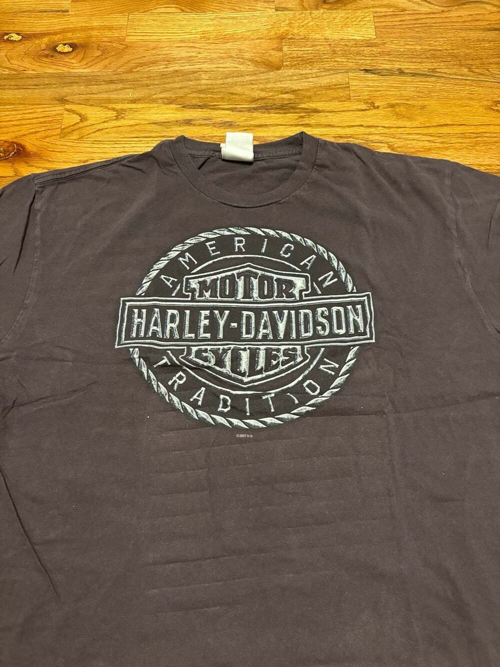 Harley Davidson Graphic T-Shirt Size XL Pelham Alabama Brown Short Sleeve